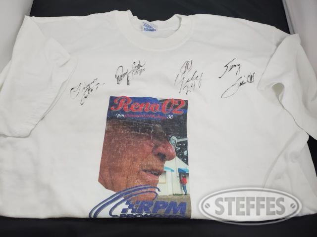 Autographed RPM Promoters Monthly t-shirt featuring Ralph Capitani